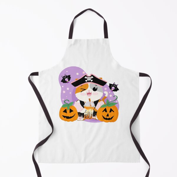Item preview, Bubble Tea with Pirate Kawaii Cat Halloween Fun designed and sold by daphsam.