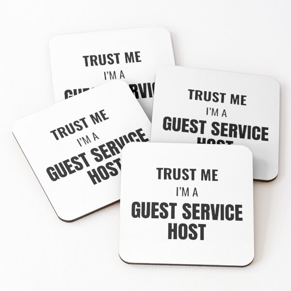 Item preview, Trust Me I'm a Guest Service Host (Black) designed and sold by ShipCrewNation.