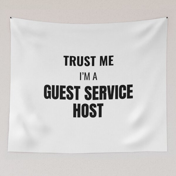 Item preview, Trust Me I'm a Guest Service Host (Black) designed and sold by ShipCrewNation.