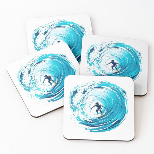 Item preview, Surfer Riding the Barrel Wave designed and sold by T-domain.
