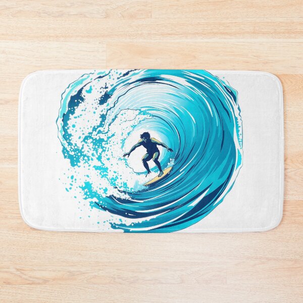 Item preview, Surfer Riding the Barrel Wave designed and sold by T-domain.