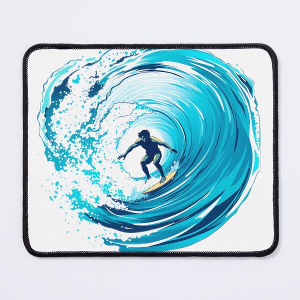 Item preview, Surfer Riding the Barrel Wave designed and sold by T-domain.