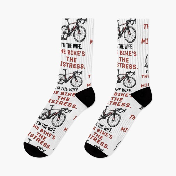 Item preview, I'm The Wife. The Bikes's The Mistress.  | Funny Cycling Tee designed and sold by Pedal & Pace.