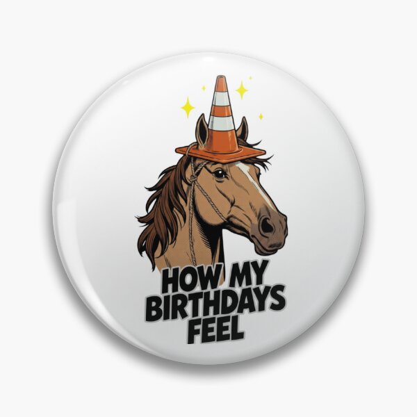 Item preview, How My Birthdays Feel Funny Horse Design designed and sold by Nano-Threads.