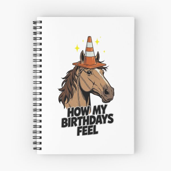 Item preview, How My Birthdays Feel Funny Horse Design designed and sold by Nano-Threads.