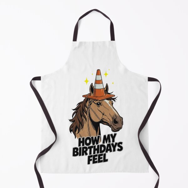 Item preview, How My Birthdays Feel Funny Horse Design designed and sold by Nano-Threads.