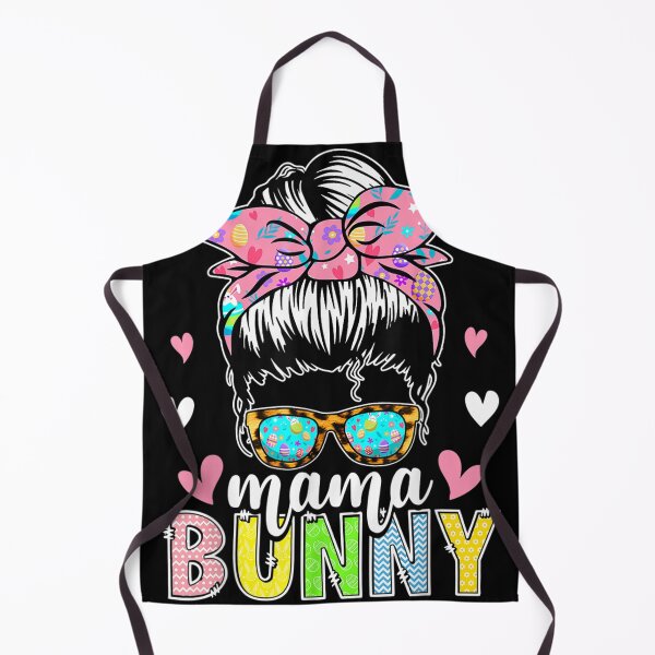 Item preview, Mama Bunny Messy Bun Leopard Sunglasses Easter designed and sold by Cutecharactel.