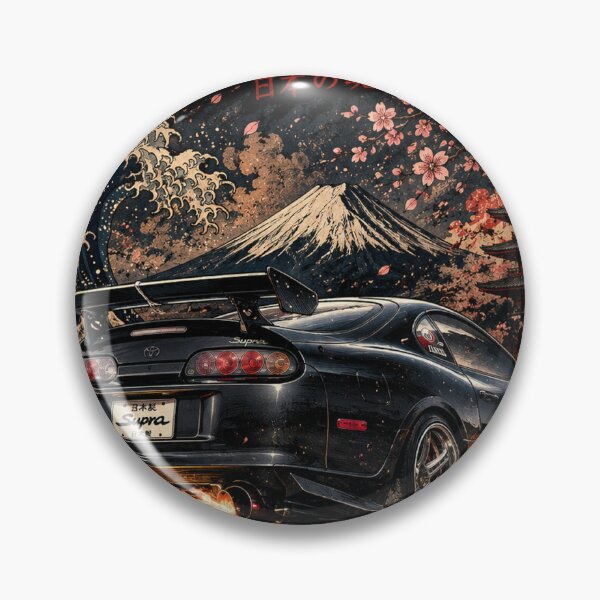 Item preview, JDM Legends Toyota Supra MK4 Turbo – Backfire Drift | Japanese Street Racing Art designed and sold by SamuraiJAP.