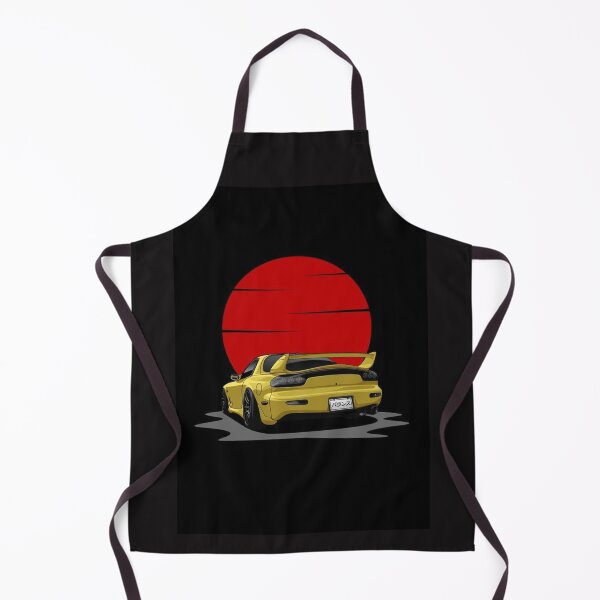Item preview, JDM Legends Mazda RX-7 FD – Rising Sun Rear View | Japanese Drift Car Aesthetic designed and sold by SamuraiJAP.