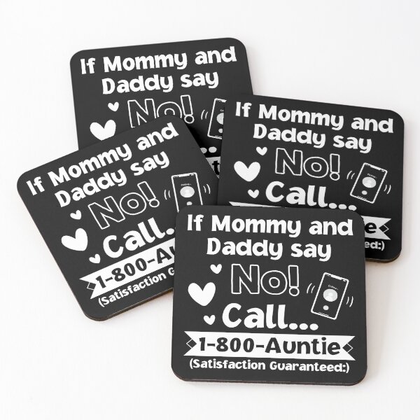 Item preview, Call 1-800-Auntie Funny Family Quote designed and sold by teeperfect.