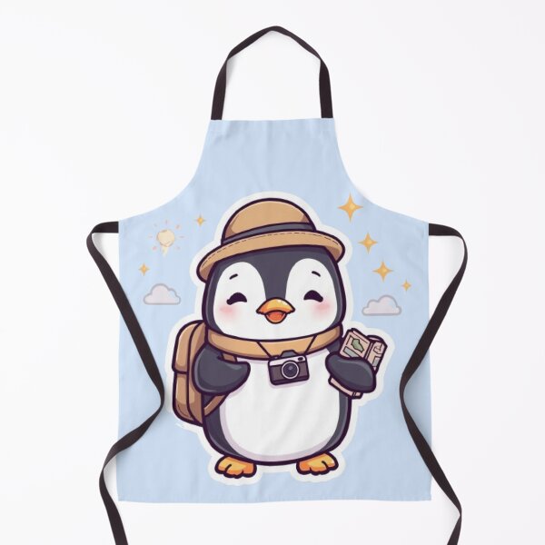 Item preview, Kawaii Traveling Penguin Sticker | Cute Backpack Adventure Design designed and sold by Stylestickers55.