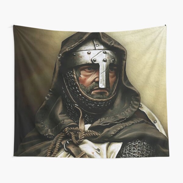 Black Templars Tapestries Redbubble - jerusalem knight helmet roblox