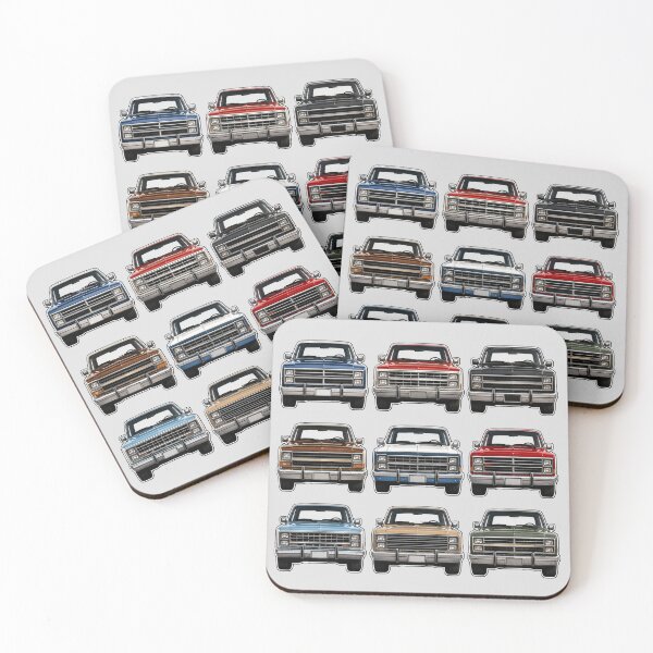 Item preview, Vintage 1980s American Square Body Pickup Trucks Collection designed and sold by Late Theory.