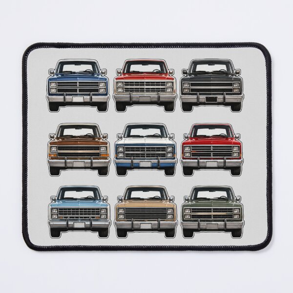 Item preview, Vintage 1980s American Square Body Pickup Trucks Collection designed and sold by Late Theory.
