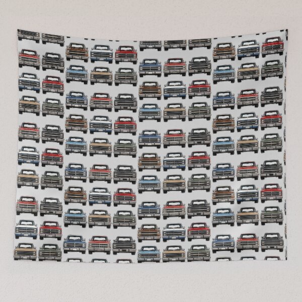 Item preview, Vintage 1980s American Square Body Pickup Trucks Collection designed and sold by Late Theory.