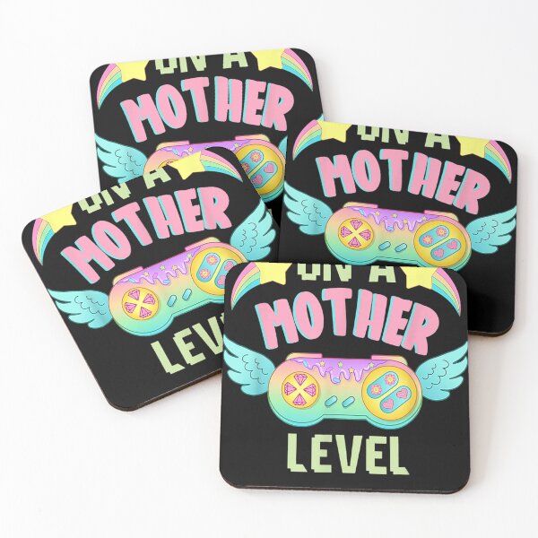 Item preview, On A Mother Level Retro Gamer Mom Pastel Controller designed and sold by Cutecharactel.