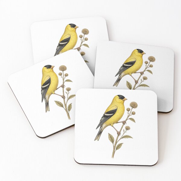 Item preview, American Goldfinch Vintage Illustration designed and sold by KrungiT Design .