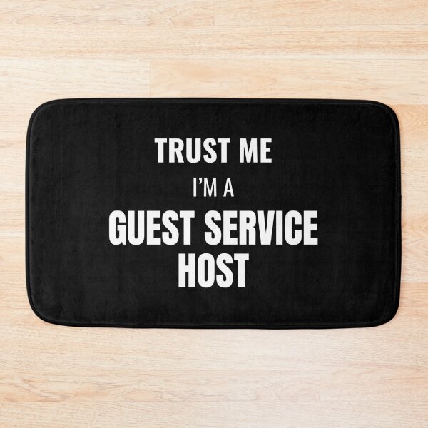 Item preview, Trust Me I'm a Guest Service Host (White) designed and sold by ShipCrewNation.
