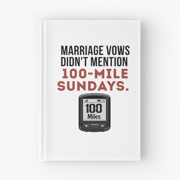 Item preview, Marriage Vows Didn't Mention 100 Miles - Sundays. | Funny Cycling Tee designed and sold by Pedal & Pace.
