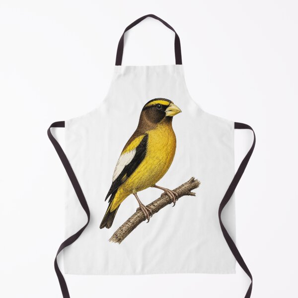 Item preview, Evening Grosbeak Forest Bird designed and sold by KrungiT Design .