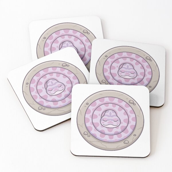 Item preview, Pastel Lavender Hognose Snake Sleeping Circle designed and sold by Arc2020.