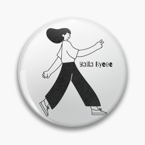 Item preview, Funny Arabic Phrase Shirt Yalla Byeee Confident Lady Sasscore Tee Arabic Slang Funny Saying Introvert Humor designed and sold by RealLifeMerchies.