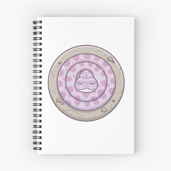 Item preview, Pastel Lavender Hognose Snake Sleeping Circle designed and sold by Arc2020.