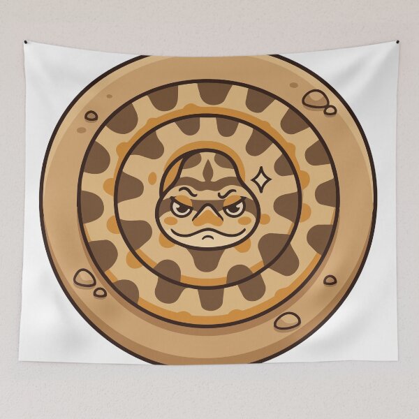 Item preview, Drama Queen Hognose Snake Coiled Art designed and sold by Arc2020.