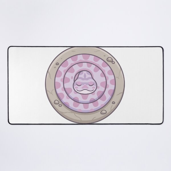Item preview, Pastel Lavender Hognose Snake Sleeping Circle designed and sold by Arc2020.