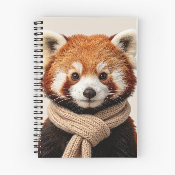 Item preview, Cute Red Panda Winter Scarf Portrait designed and sold by BagFactoryUK.