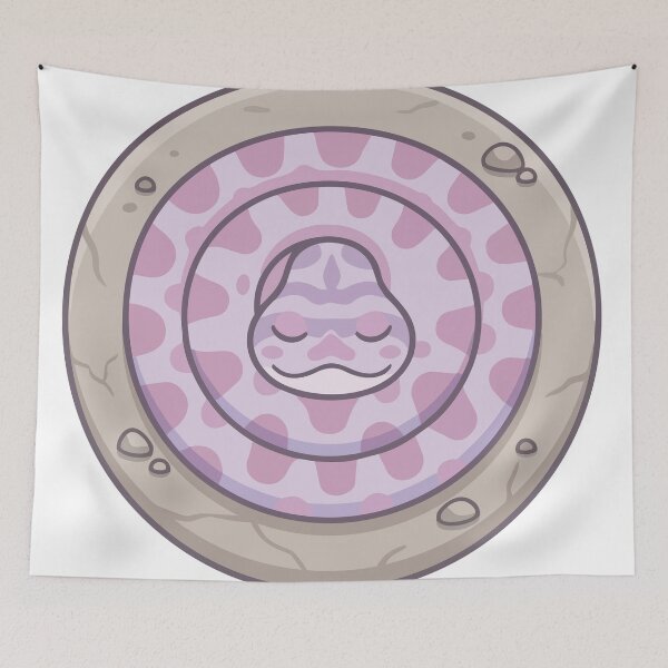 Item preview, Pastel Lavender Hognose Snake Sleeping Circle designed and sold by Arc2020.