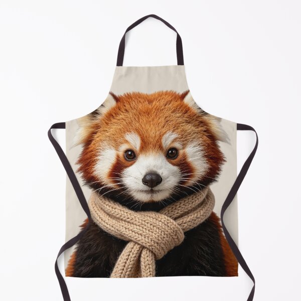 Item preview, Cute Red Panda Winter Scarf Portrait designed and sold by BagFactoryUK.