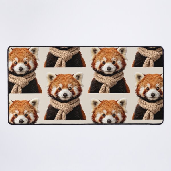 Item preview, Cute Red Panda Winter Scarf Portrait designed and sold by BagFactoryUK.
