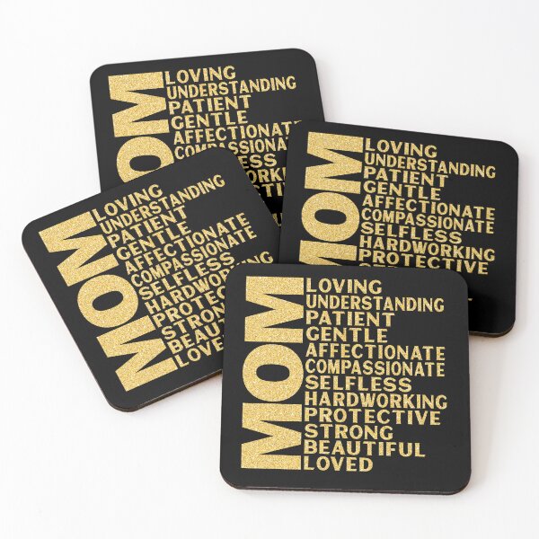 Item preview, Mom Loving Strong Beautiful Typography designed and sold by teeperfect.