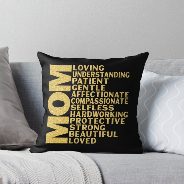 Item preview, Mom Loving Strong Beautiful Typography designed and sold by teeperfect.