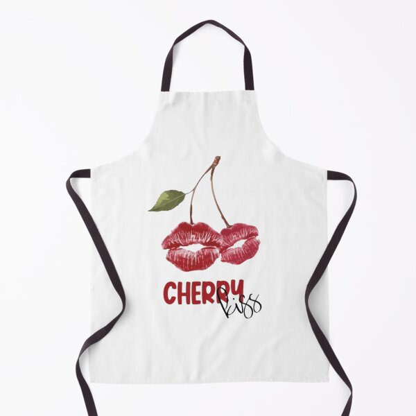Item preview, Cherry Kiss Red Lips Watercolor Illustration designed and sold by SarvynStudio.