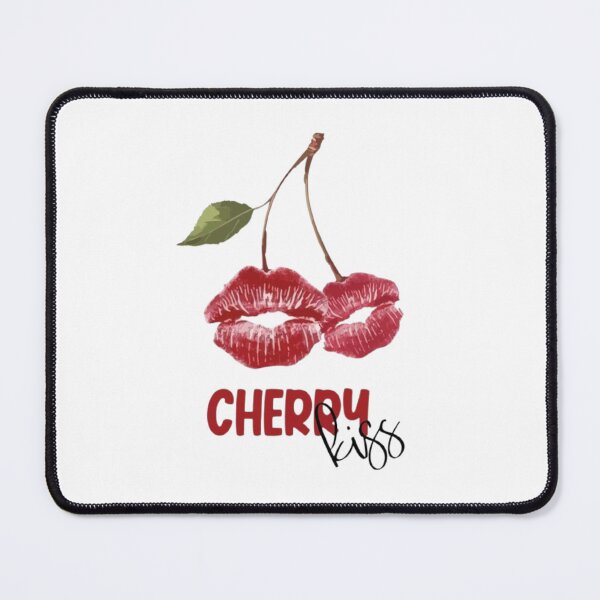 Item preview, Cherry Kiss Red Lips Watercolor Illustration designed and sold by SarvynStudio.
