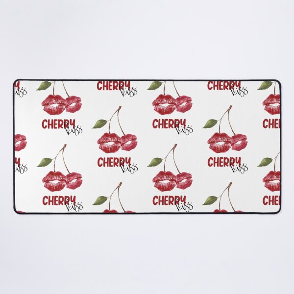 Item preview, Cherry Kiss Red Lips Watercolor Illustration designed and sold by SarvynStudio.