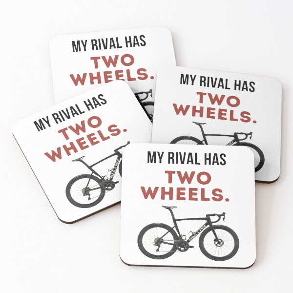Item preview, My Rival Has Two Wheels. | Funny Cycling Tee designed and sold by Pedal & Pace.