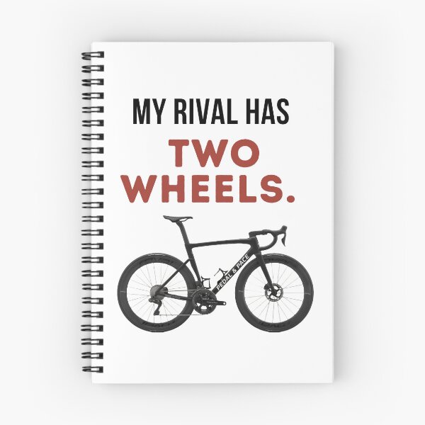 Item preview, My Rival Has Two Wheels. | Funny Cycling Tee designed and sold by Pedal & Pace.