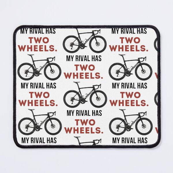 Item preview, My Rival Has Two Wheels. | Funny Cycling Tee designed and sold by Pedal & Pace.