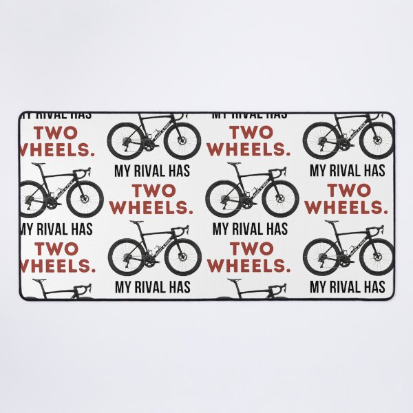 Item preview, My Rival Has Two Wheels. | Funny Cycling Tee designed and sold by Pedal & Pace.
