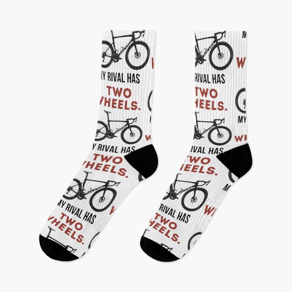 Item preview, My Rival Has Two Wheels. | Funny Cycling Tee designed and sold by Pedal & Pace.