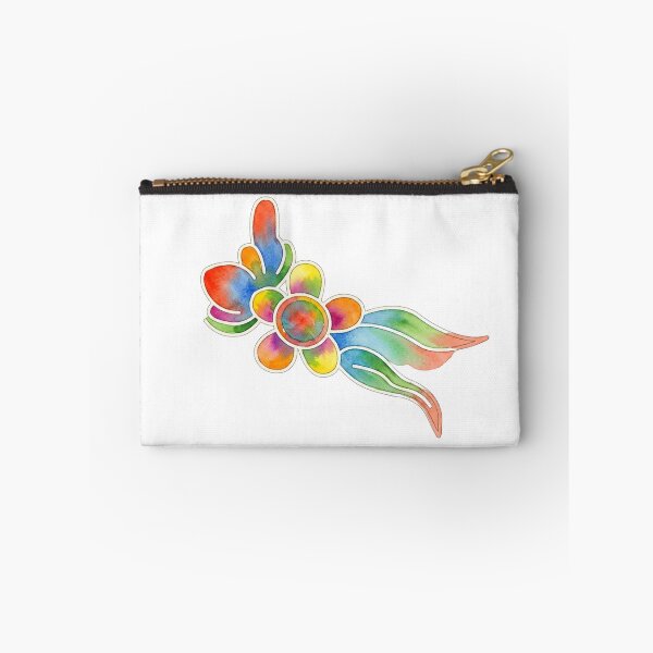 Item preview, Korean Traditional Colorful Floral Ribbon Watercolor Pattern designed and sold by Yiruda-Art.