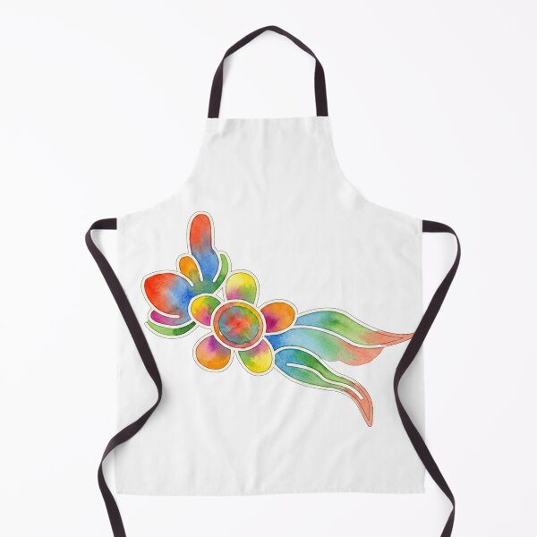 Item preview, Korean Traditional Colorful Floral Ribbon Watercolor Pattern designed and sold by Yiruda-Art.