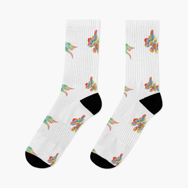 Item preview, Korean Traditional Colorful Floral Ribbon Watercolor Pattern designed and sold by Yiruda-Art.