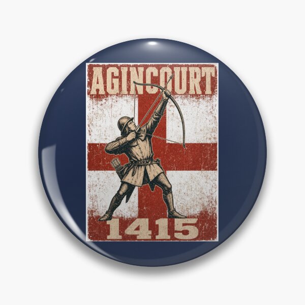Item preview, Agincourt 1415 - Vintage English Longbow Archer St George's Cross Heritage Design designed and sold by bumbledown.