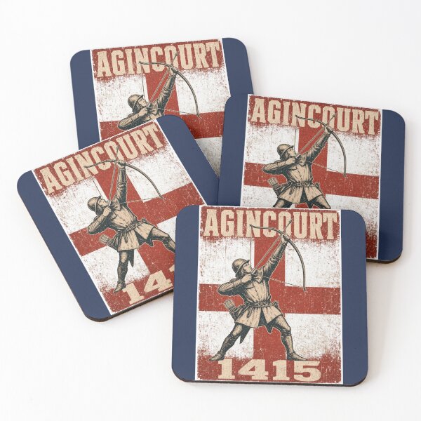 Item preview, Agincourt 1415 - Vintage English Longbow Archer St George's Cross Heritage Design designed and sold by bumbledown.