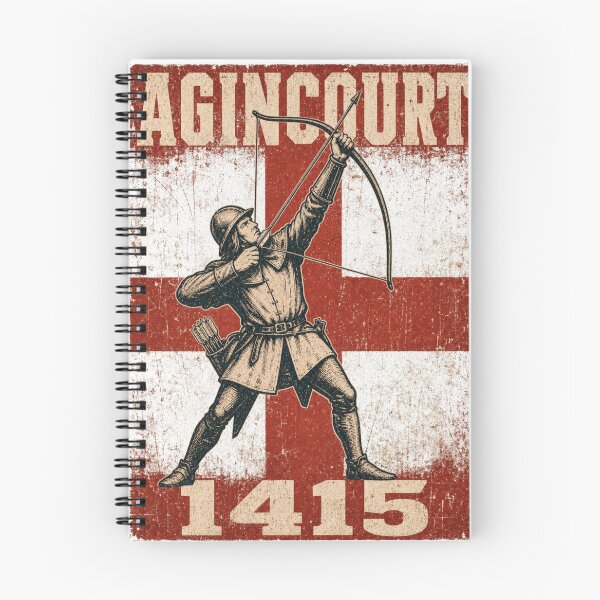 Item preview, Agincourt 1415 - Vintage English Longbow Archer St George's Cross Heritage Design designed and sold by bumbledown.