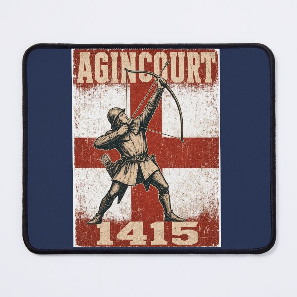 Item preview, Agincourt 1415 - Vintage English Longbow Archer St George's Cross Heritage Design designed and sold by bumbledown.